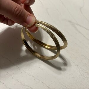 💙Gold Hoop earrings